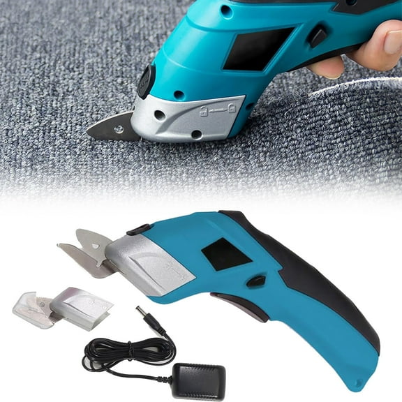 GBAYXJ Cordless Scissors With 2 Rechargeable Powerful Shears Cutting Tool For Fabric Cardboard Carpet Leather With Charger Electric Scissors (BU1)