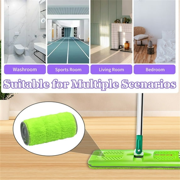 GBAYXJ^Green| Microfiber Mop Pads For Rinse For Mop And Bucket Replacement