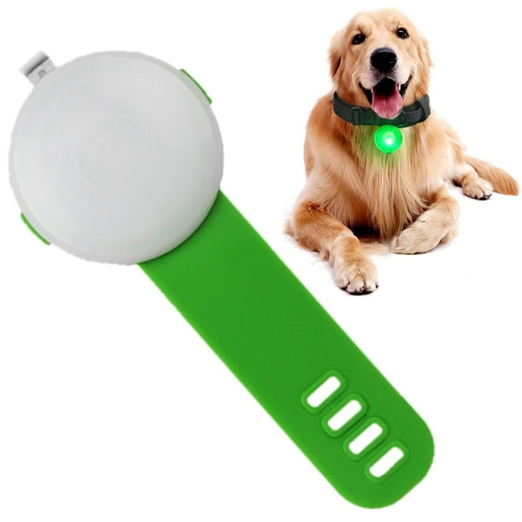 GBAYXJ LED Dog Collar Light LED Dog Tag Light For Dog Collar Clip On Dog Lights For Night Walking & Camping Fixed Clip (Green)