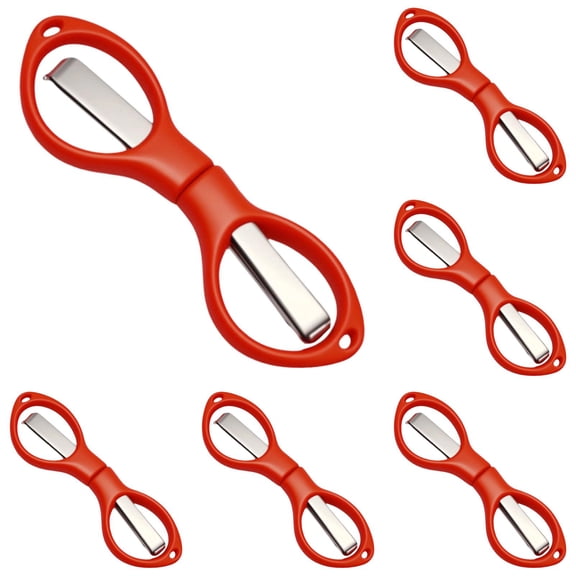 GBAYXJ Lightweight Eight Character Folding Scissors Orange 6