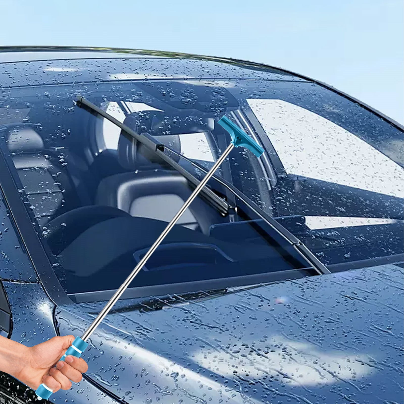 GBAYXJ Mini Car Rearview Wiper Water Cleaner With Telescopic Long ...