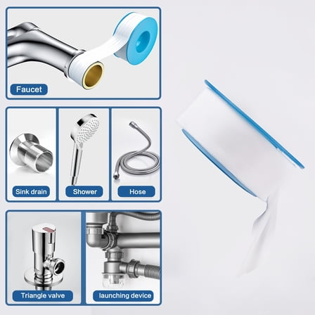 GBAYXJ Plumber Tape Tape For Sealing Threaded Pipes And A Roll Of Water Pipe Sealing Tape