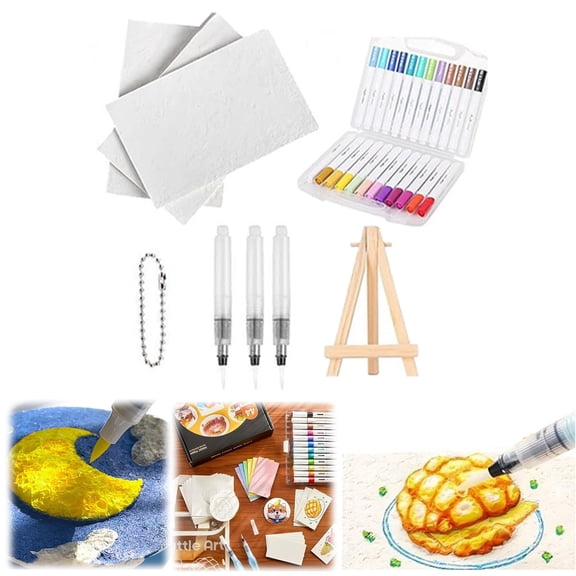 GBAYXJ Puffy Paint 3D Drawing Canvas Sponge Puffy Drawing Texture Painting Kit DIY Bubble Drawing Pens Art 50ml