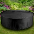 thumbnail image 1 of GBAYXJ Round Patio Cover Large Outdoor Table & Furniture Cover(BK1), 1 of 5