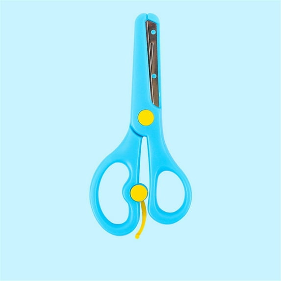 GBAYXJ Scissor With Cap Blunt Tip Home Use Crafting Scissor Arts Cutting Paper Scissors Scissors, Blue