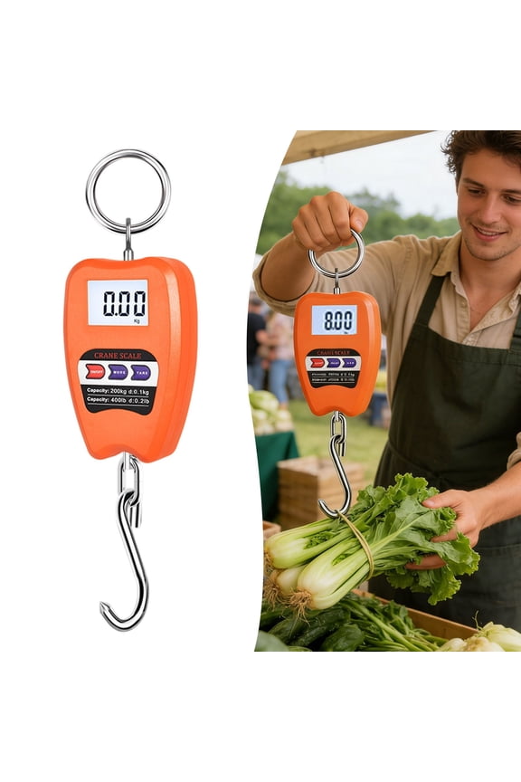 Small Electronic Weighing Scale 200Kg Yellow 29*8