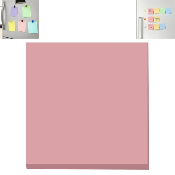 Super Sticky Mini Sticky Notes 100 Page Cute Design Tearable Notepads For Students Strong Adhesion Easy To Tear And Stick Perfect For Studying And Everyday Reminders(Pink)
