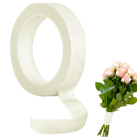 GBAYXJ Tape 1/2inch Flower Tape Black Tape For Bouquets Arranging Stem Wrap Craft (Black 30yards) Handmade Tape (Beige)