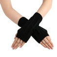 thumbnail image 1 of GBAYXJ Women's Anutumn And Winter Half-Finger Multicolor Gloves(I), 1 of 7