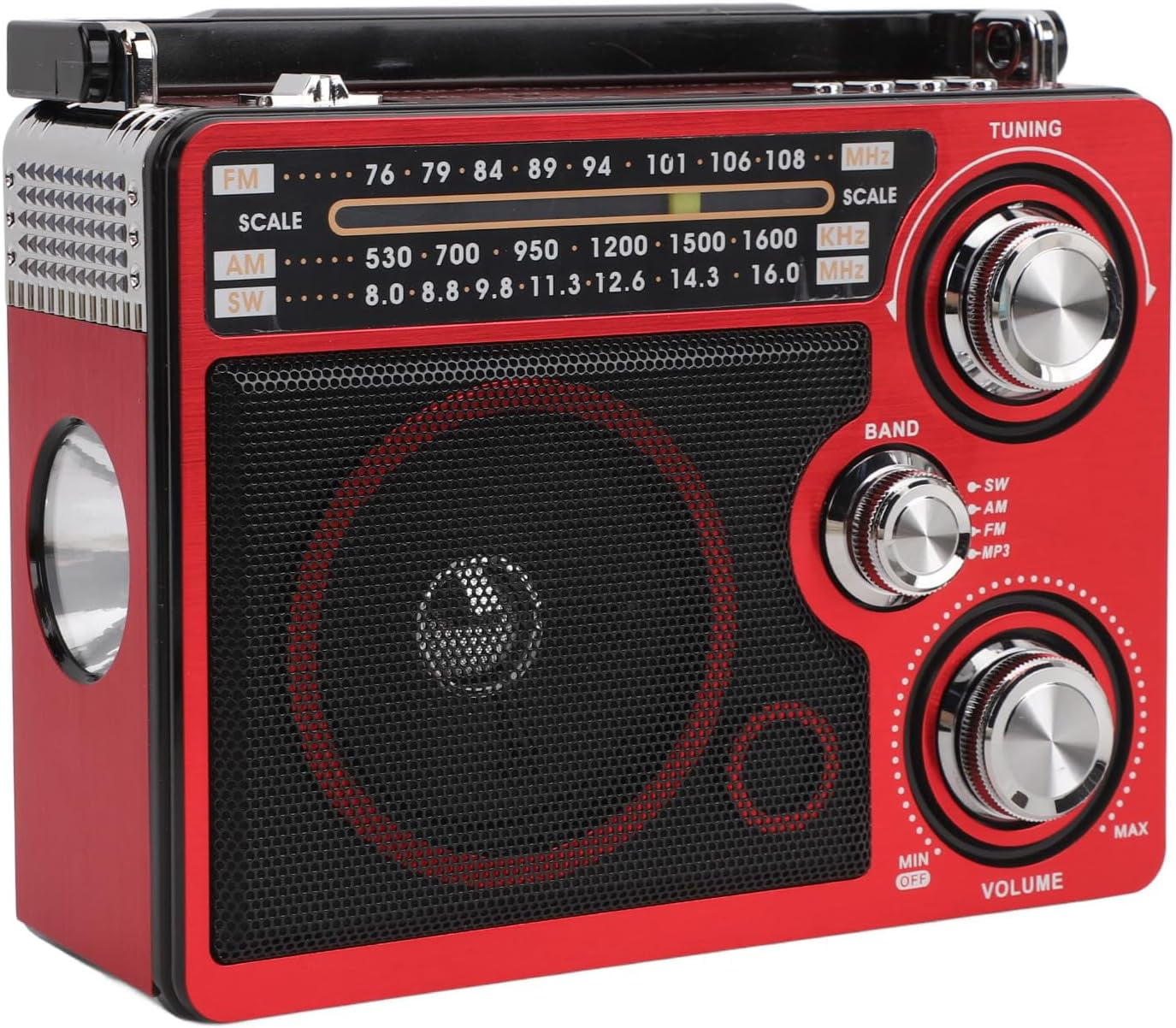Sony ICF-506 Portable FM/AM Analog Radio with Powerful