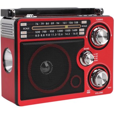 Supersonic SC-3201BT-BK Portable AM/FM, Digital & Bluetooth Radio ...