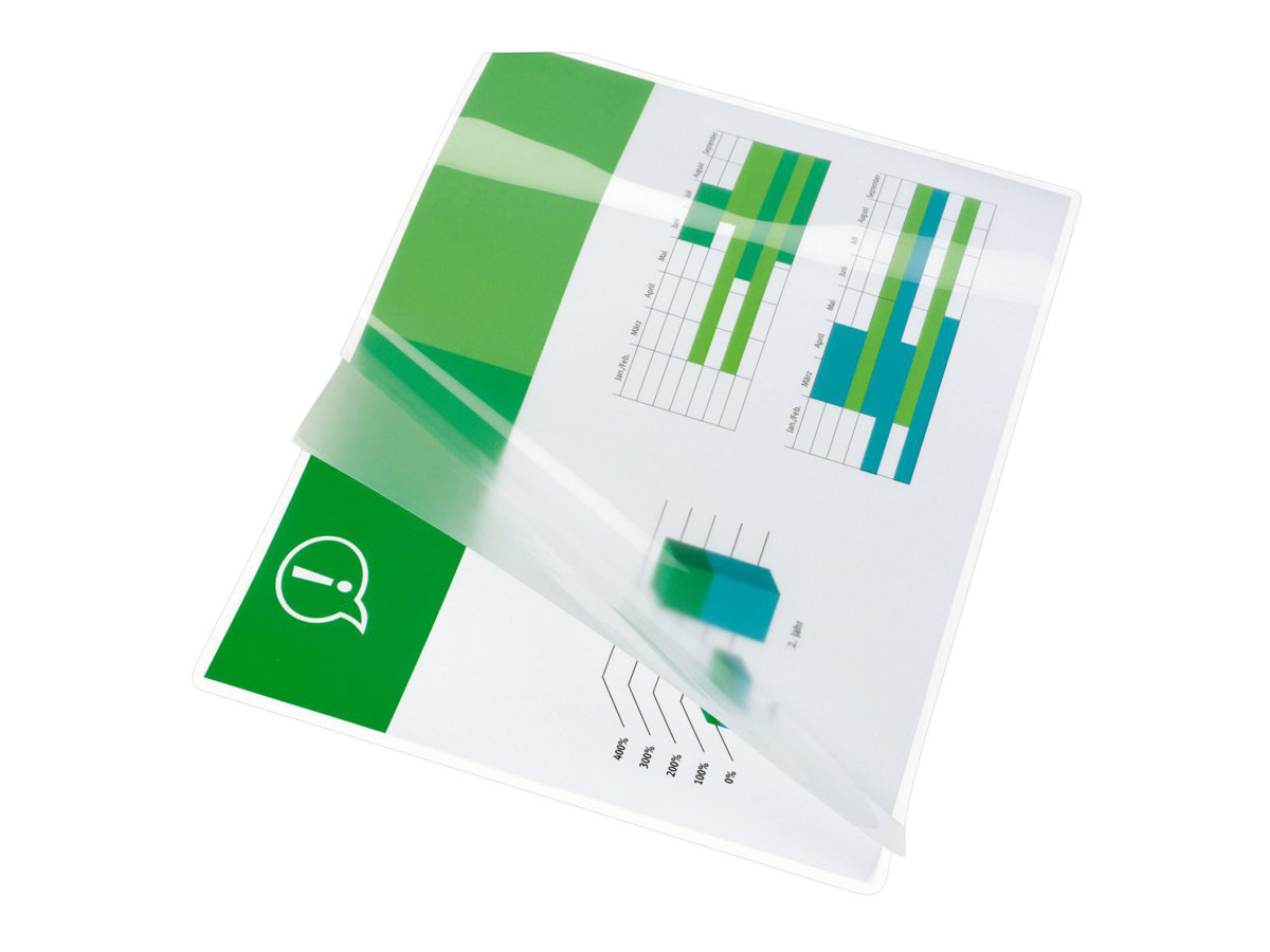 GBC - 150 micron - 25 - A4 (8.25 in x 11.7 in) lamination pouches