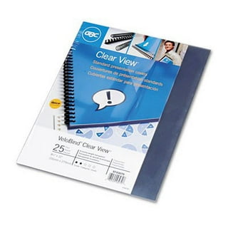VeloBind Presentation Covers, Clear, 11 x 8.5, Punched & Scored, 25/Pack VeloBind Presentation Covers, Clear, 11 x 8.5, Punched & Scored, 25/Pack