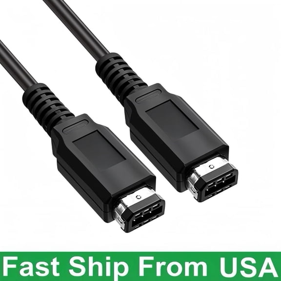 GBC 3.9FT 2 Player Link Cable Compatible with Nintendo Gameboy Color/Pocket/Light,Black