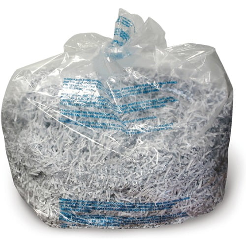 GBC 6-8 Gallon Shredder Bags - 8 gal - 100/Box - Plastic - Clear | Bundle of 10 Boxes