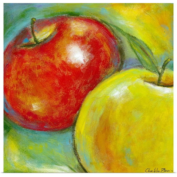 GBC | "Abstract Fruits IV" Art Print - 20x20