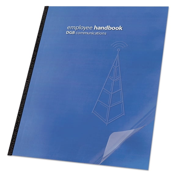 GBC Clear View Presentation Covers for Binding Systems Clear, 11.25 x 8.75, Unpunched, 100/Box