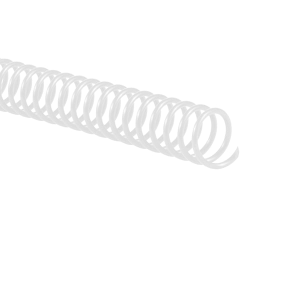 GBC Color Coil Binding Spines, 14 mm, Clear, 100 Pack