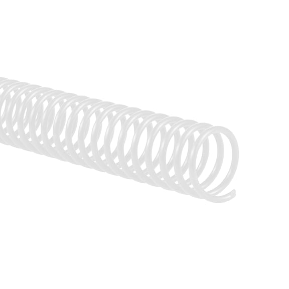 GBC Color Coil Binding Spines, 16 mm, White, 100 Pack