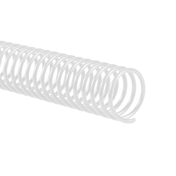 GBC Color Coil Binding Spines, 20 mm, Clear, 100 Pack