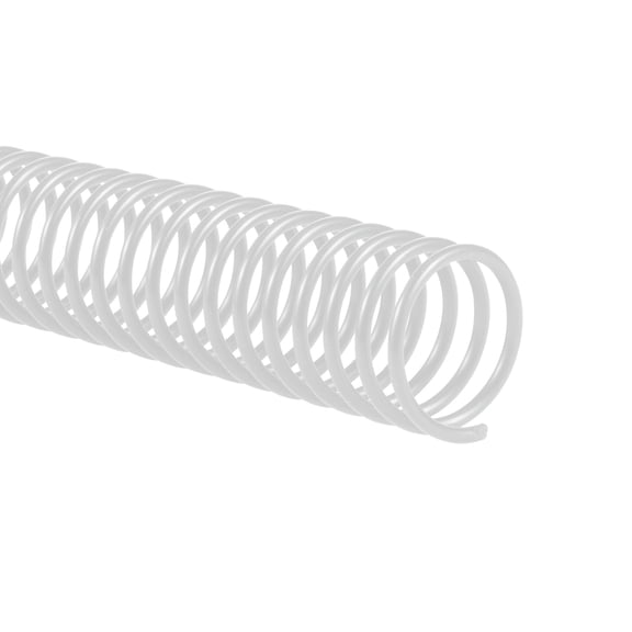 GBC Color Coil Binding Spines, 22 mm, Clear, 100 Pack