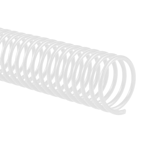 GBC Color Coil Binding Spines, 25 mm, Clear, 100 Pack