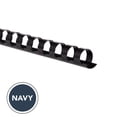 thumbnail image 1 of GBC CombBind Binding Spines, 1/2", Navy, 100 Pack, 1 of 4