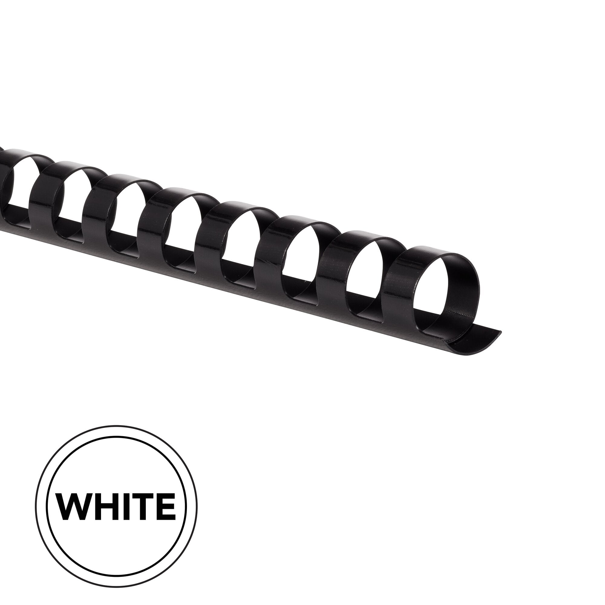 GBC CombBind Binding Spines, 1/2", White, 100 Pack - Walmart.com