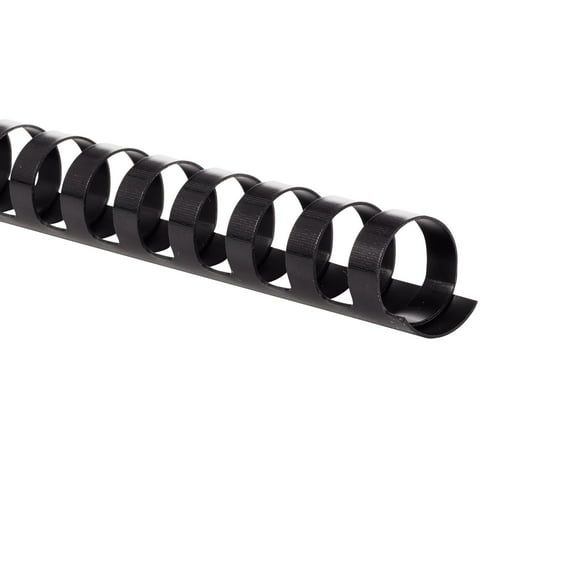 GBC CombBind Binding Spines, 3/4", Black, 100 Pack