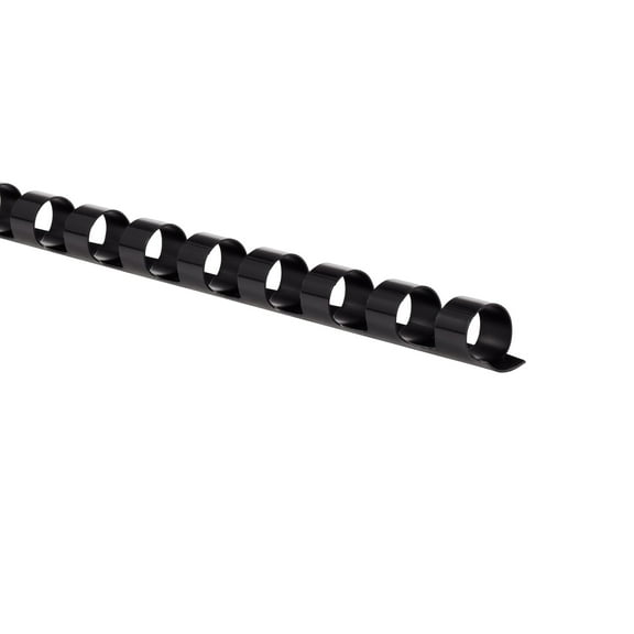 GBC CombBind Binding Spines, 5/16", Black, 100 Pack