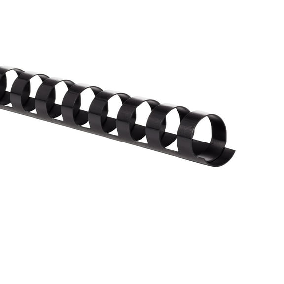 GBC CombBind Binding Spines, 9/16", Black, 100 Pack