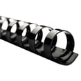 thumbnail image 1 of GBC CombBind Standard Spines, 1/4" Diameter, 25 Sheet Capacity, Black, 100/Box, Each, 1 of 2