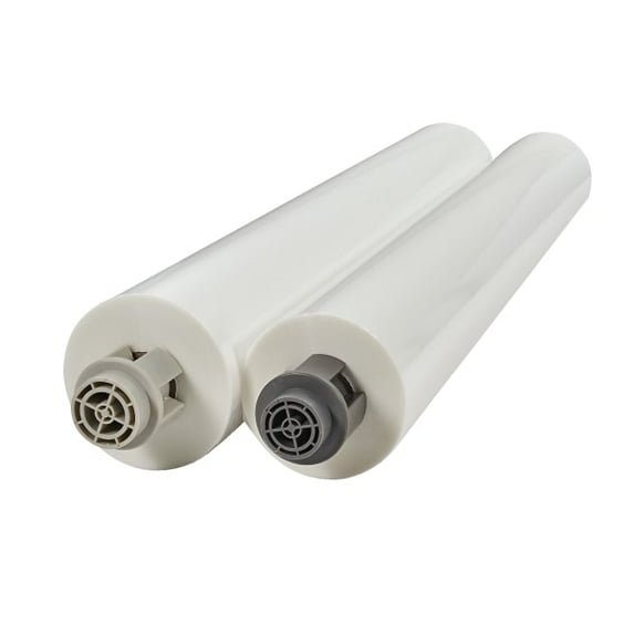 GBC EZ Load Gray End Cap Laminating Roll Film, Gloss, 27" x 500', 1.5 mil, 2 Rolls