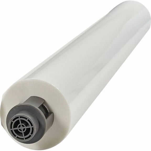GBC EZ Load Gray End Cap Laminating Roll Film, Laminating Pouch/Sheet Size: 25" Width x 500 ft Length x 1.50 mil Thickness, Glossy, Clear (3000004EZ) | 2 Cartons (4 Boxes)