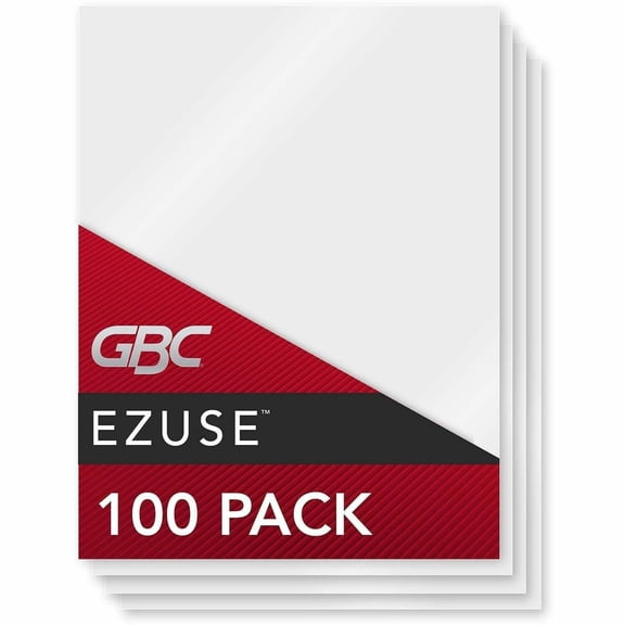 GBC, GBC3740474, Fusion EZUse Laminating Pouches, 100 / Box, Clear
