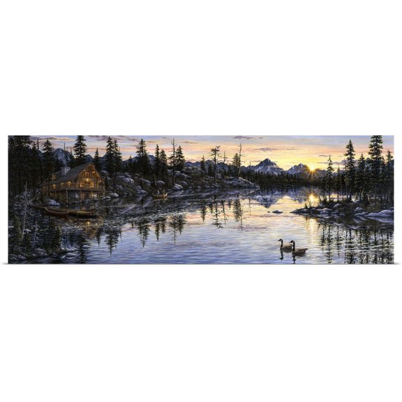 GBC | "Evening Sunset" Art Print - 36x12