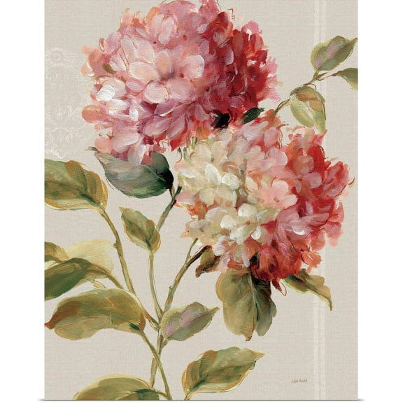 GBC | "Harmonious Hydrangeas Linen" Art Print - 24x30