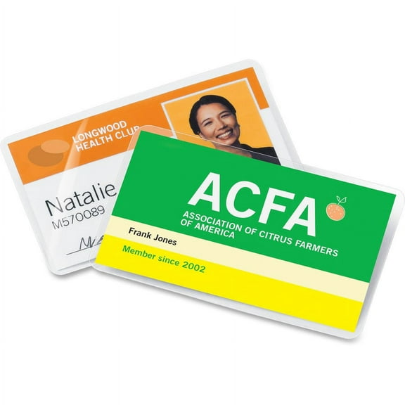 GBC HeatSeal UltraClear Laminating Pouches - Laminating Pouch/Sheet Size: 2.18" Width x 3.68" Length x 7 mil Thickness - for Business Card - Clear - 1 | Bundle of 2 Boxes