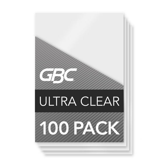 GBC HeatSeal UltraClear Thermal Laminating Pouches