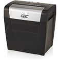 thumbnail image 1 of GBC ShredMaster PX08-04 Cross-Cut Paper Shredder Non-continuous Shredder - Super Cross Cut - 8 Per Pass - for shredding Staples, Paper Clip - P-3 - 5.90 ft/min - 9" Throat - 3 Minute Run Time - 3.96 g, 1 of 2