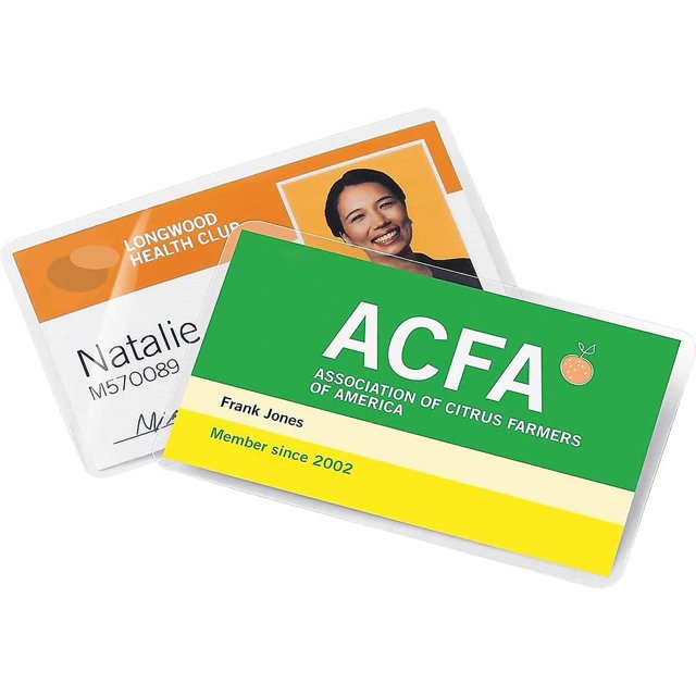 GBC Swingline Laminating Sheets, Thermal Laminating Pouches, Badge/ID