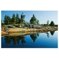 thumbnail image 1 of GBC | "Tree's Reflection In Water, Georgian Bay, Ontario, Canada" Art Print - 36x24, 1 of 4