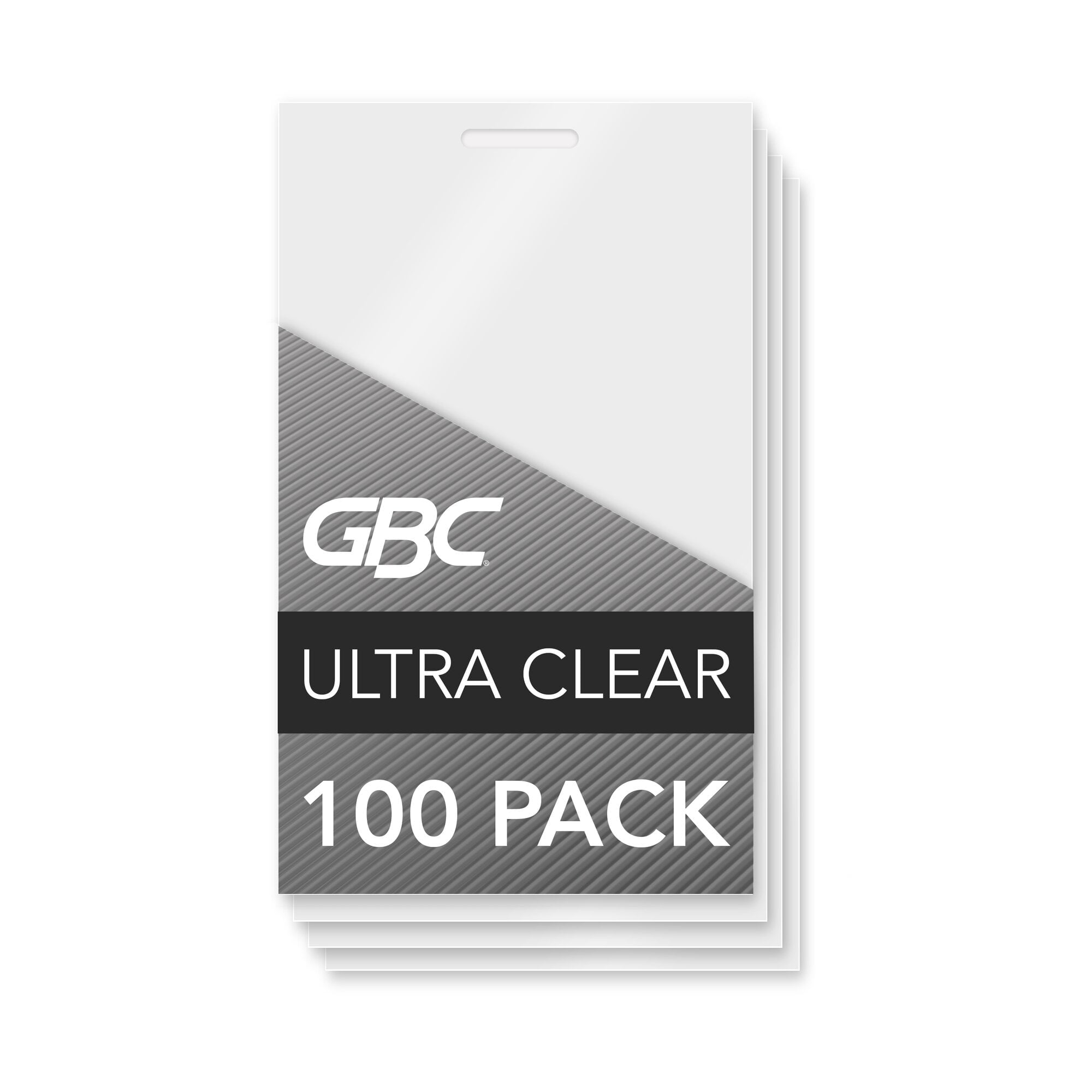 GBC Ultra Clear Thermal Laminating Pouches, Business Card Size, 5 Mil, 100 Pack