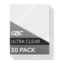 GBC 3745690CF 9 in. x 11.5 in. 3 mil UltraClear Thermal Laminating Pouches - Gloss Clear (50/Box)