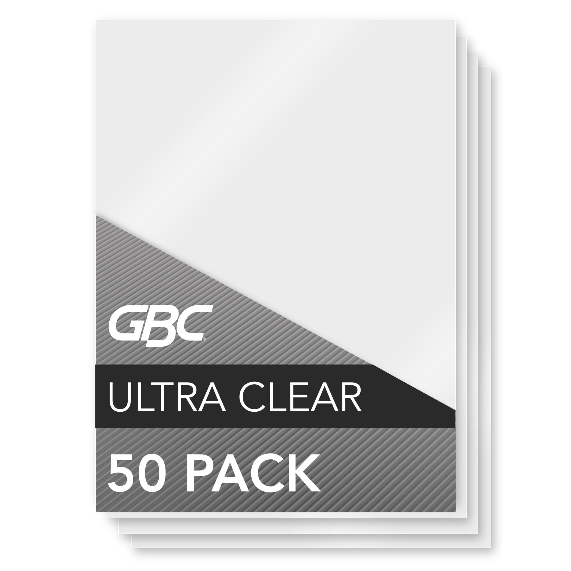 GBC Ultra Clear Thermal Laminating Pouches Letter Size 10 mil 50 Pack -