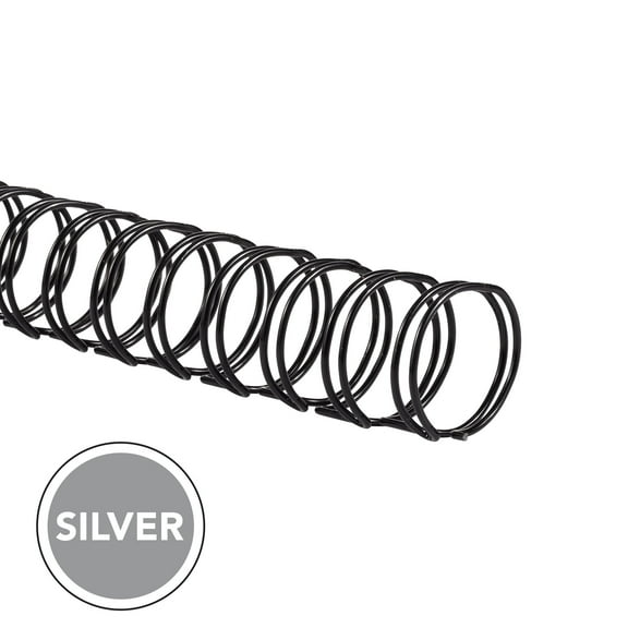 GBC WireBind Binding Spines 78 Silver 100 Pack - Binding Spines