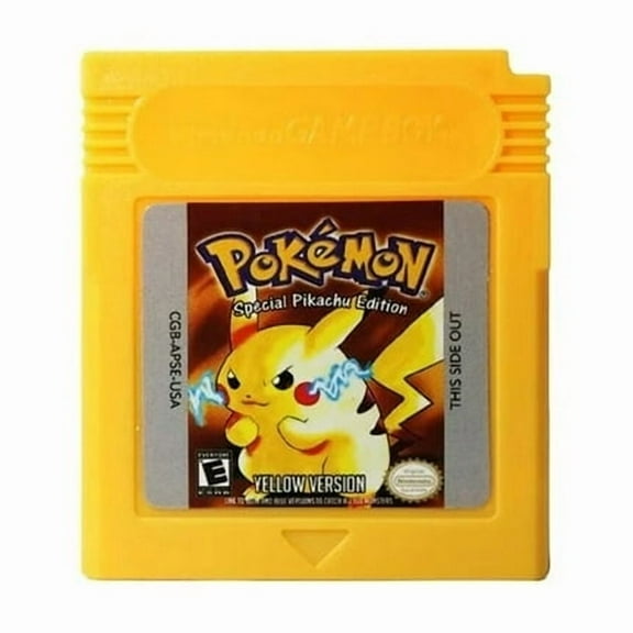 GBC yellow Game Cartridge - US Version