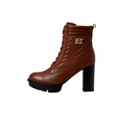 GBG Los Angeles Sellia Medium Brown GGSELLIA-210 Women's Size 8
