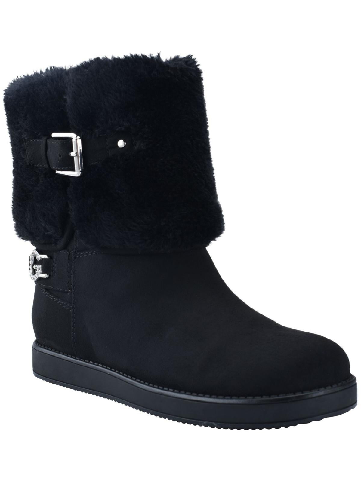 GBG Los Angeles Womens Aleya Faux Suede Cold Weather Ankle Boots ...