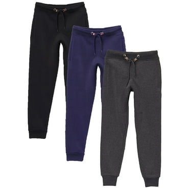 GBH Boy's Slim-Fit Fleece Jogger Sweatpants (S-XL)(3-Pack)